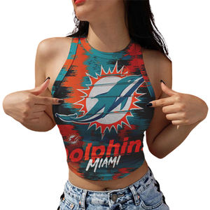 Women's <b>Sleeveless</b> Rib <b>Knit</b> Summer Tank <b>Top</b> Sexy Casual Cotton Crop <b>Tops</b> for Fitness Breathable and Slim for Sale - Product Image 1