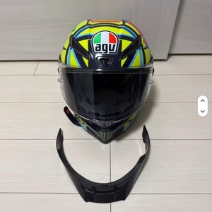 Casco Integral de Fibra de Carbono para Pista GP RR Rossi, Certificado Snell, Color Azul L - Product Image 2