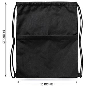 GAF Sacs à cordon de bonne qualité avec logo imprimé Sac de sport à cordon en nylon avec 10 couleurs pour hommes et femmes - Product Image 4