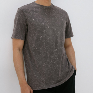 100% coton T-shirt pour hommes coupe ample imprimé hommes décontracté à manches courtes col en v pour Polo 100% Polyester respirant - Product Image 1