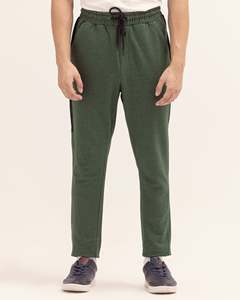 Prix de gros couleur unie 100% coton pantalon de survêtement évasé personnalisé hommes amples pantalon de jogging évasé hommes - Product Image 4