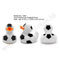 Canard en caoutchouc personnalisé pour joueur de football avec impression de numéro, cadeau promotionnel pour la Coupe du monde de football