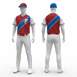 Uniforme de Béisbol 2026, Malla Transpirable, Estampado Digital, Cuello en V, 100% Poliéster, Ligero, Personalizable, Unisex, Venta al Por Mayor - Product Image 4