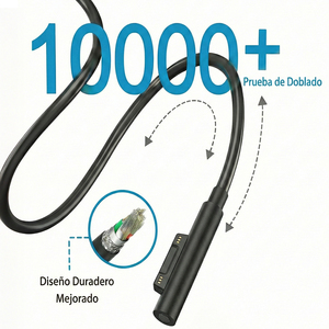 Alimentatore/Caricabatterie da 127W (15V 8A) per Microsoft Surface Pro AC con funzione PD e QC2.0, compatibile con prese EU, US, UK, JP - Product Image 4