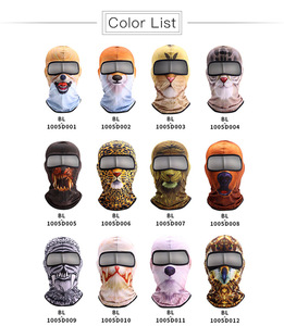 Balaclava Wholesale Polyester Custom Printed logo Full <b>Face</b> Mask Balaclava for Motorcycle DDP Shipping - Product Image 2