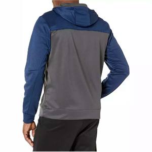 เสื้อสเวตเตอร์แนวฮิปฮอปกีฬาแบบลำลองมีซิปมีฮู้ดของผู้ชายทำจาก3D ปักโลโก้สกรีนพิมพ์ลายสำหรับฤดูหนาว - Product Image 2