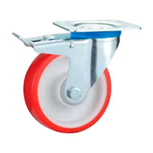 Venta Directa de Fábrica, Rueda Giratoria Industrial con Rodamiento de Bolas, Capacidad de Carga de 150 kg a 400 kg, con Núcleo de PP - Product Image 2