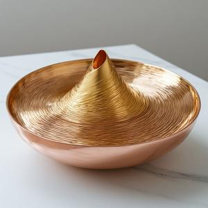 Ensemble de brûleurs d'encens en laiton de Jaipur avec des motifs traditionnels bleus et blancs Art moderne Style antique Durable Portable - Product Image 4