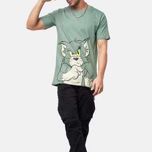 Camiseta de Moda con Logotipo Personalizado Estampado para Hombre, Camiseta Estampada para Hombre Hecha en Fábrica, Venta Directa - Product Image 4