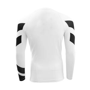 Vêtements de compression imprimés numériquement Rashguard avec logo personnalisé T-shirts de sport à manches longues pour hommes Rash Guard - Product Image 2