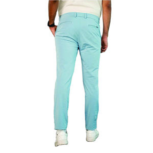 Pantalones Chinos Rectos de Cintura Alta para Hombre, Color Caqui, Ajustados, 100% Algodón, Servicio OEM, Personalizables, Casuales - Product Image 4