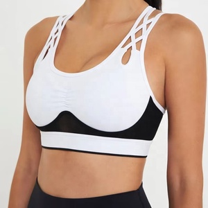 Womens Workout Sports Bra Yoga <b>Top</b> for Fitness Training Running Exercise and Activewear Comfort Wear - Product Image 1