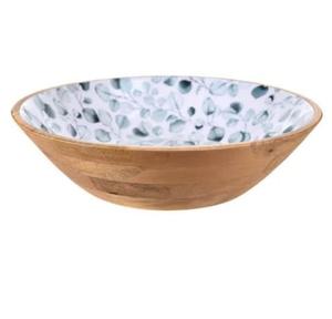 Bol en bois avec motif émaillé, vaisselle, bol pour restaurant, accessoires de restauration, vaisselle de table, saladier - Product Image 4