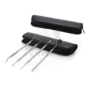 Instruments chirurgicaux dentaires VERITAS de haute qualité, 4 pièces, en acier manuel, ensembles d'examen avec spatule de remplissage en résine composite - Product Image 1