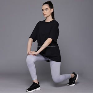 Camisetas de Verano para Mujer, Estilo Holgado, 100% Algodón, Personalizadas, Casuales, de Manga Corta y Cuello Redondo - Product Image 4