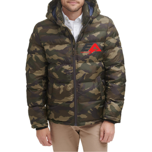 Doudoune à bulles d'hiver personnalisée pour hommes vestes chaudes épaisses pour hommes hiver extérieur blanc rembourré en duvet uni veste bouffante pour hommes - Product Image 1