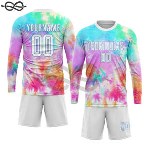 Nouveau meilleur prix maillots de football pour équipe et joueur hommes vêtements de sport adulte jouant au football ensemble d'uniformes vêtements de sport - Product Image 3