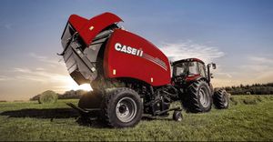 Machine agricole : Presse à balles rondes pour foin et paille, pour motoculteur, avec filet de compression - Product Image 3