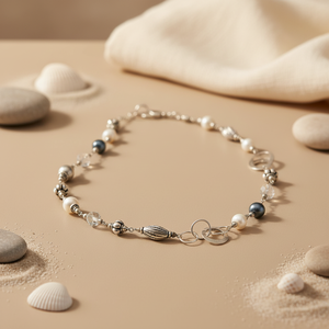 Women's <b>Fashion</b> Bohemian Statement <b>Necklace</b> Classic Religious Style Beaded Pearls Wood <b>Chains</b> Ball Tassel Shape Religious Gift - Product Image 1