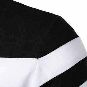 Top Trending Venta al por mayor de los hombres de punto sólido para la camisa de poliéster/mezcla de algodón de manga corta transpirable Casual para - Product Image 3