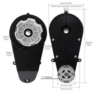Hochwertiges Getriebe mit RS390/550-Motor für Kinder Fahren Sie mit Auto-SUV-Teilen - Product Image 4