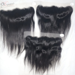 ผมอินเดียดิบหน้าผากมนุษย์สำหรับผมสีดำ - Product Image 1