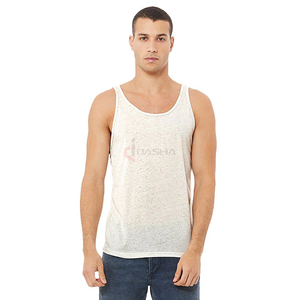 เสื้อกล้าม240GSM แขนกุดทรงหลวมใส่ออกกำลังกายสำหรับผู้ชายเสื้อใส่เล่นฟิตเนสไซส์ใหญ่พิเศษโลโก้ตามสั่ง - Product Image 5