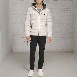 Veste matelassée à capuche pour homme de haute qualité, résistante à l'eau, extensible et performante - Product Image 2