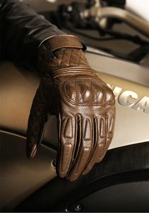 2022 Guantes de motocicleta Guantes anticaída de cuero de carretera para exteriores Guantes de cuero protectores todoterreno - Product Image 6