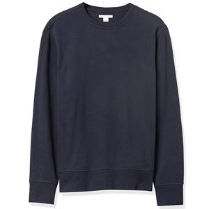 Sudaderas de hombre de color sólido con cuello redondo, servicio OEM, sudadera de talla grande ajustada informal con estilo personalizada para hombre - Product Image 2