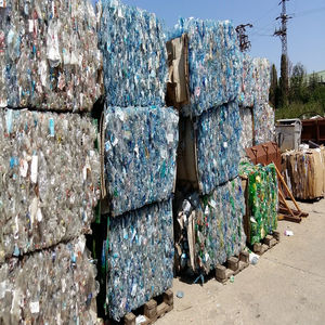 Fardos de PET transparentes y verdes mixtos, 95% de contenido de PET, fardos de 500 kg para la industria de reutilización de plástico, pedido al por mayor - Product Image 2