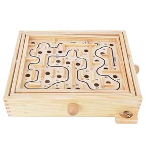Wooden Labyrinth <b>Balance</b> <b>Game</b> | Handmade Superior Quality Finish | Factory Direct Bulk Wholesale - Product Image 1