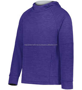 Sudadera con capucha Vintage de gran tamaño informal de alta calidad sin cuerda bordado personalizado e impresión HIFH129 Sudadera con capucha de lana de algodón - Product Image 2