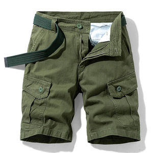Summer Brand New Men's Cotton Cargo Shorts Classic Casual Multi-Pocket Outwear Breathable OEM Design - Product Image 3