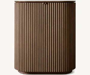 Bar Cabinet Gym-vin Cocktail Meubles Premium Bois De Mangue Moderne Texture Naturelle Finition pour La Maison Hôtel Restaurant Extérieur En Métal - Product Image 1