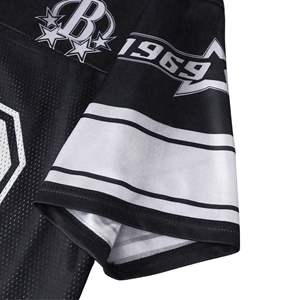 เสื้อฟุตบอลทีมสโมสร แขนสั้น สีพื้น ราคาสมเหตุสมผล ปรับแต่งชื่อและหมายเลขได้ ผลิตจากผ้าตาข่ายโพลีเอสเตอร์ 100% - Product Image 4