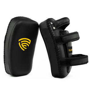 Coussinets d'entraînement de kickboxing et d'arts martiaux avec logo personnalisé de haute qualité Coups de pied et coussinets de boxe en cuir en gros - Product Image 3