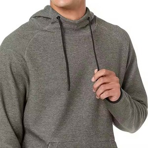 Fabricante personalizado 100% algodón hombres sudaderas 65% poliéster 35% algodón polar 380 gramos grueso pesado invierno bordado - Product Image 2