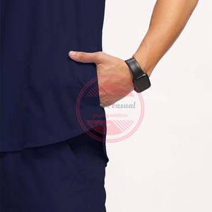 Conjunto de uniforme de Enfermería de manga corta con logotipo personalizado, uniformes de hospital más vendidos para hombres y mujeres - Product Image 4
