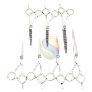 Ciseaux de barbier de qualité supérieure en acier inoxydable pour droitiers, tranchants, non pliables, pour la coupe de cheveux, personnalisables - Product Image 5