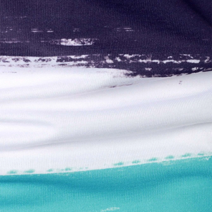 Polo de manga corta a rayas transpirable secado rápido algodón 100% personalizado al por mayor - Product Image 5