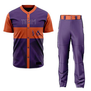 Camisetas de equipo con logotipo personalizado de diseño de lujo, ropa deportiva hecha en fábrica para jóvenes jugadores de béisbol y softbol - Product Image 2