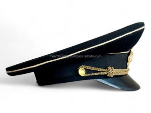 Gorras de Uniforme Personalizadas con Visera Bordada en Dorado, Gorras Personalizadas de Pakistán - Product Image 6