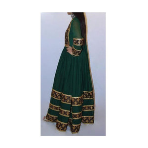 สุภาพสตรีแฟชั่นอัฟกานิสถานผู้หญิงชุดแขนยาวที่สวยงามสีม่วงแบบดั้งเดิมอัฟกานิสถานชุดสำหรับขาย - Product Image 5