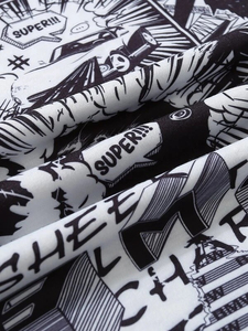 Vente en gros T-shirt 100% coton imprimé d'un poids lourd personnalisé de haute qualité T-shirt oversize à épaules tombantes T-shirt Boxy Fit - Product Image 3