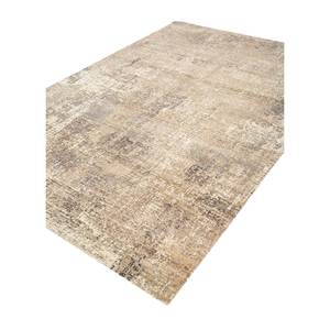 พรมขนสัตว์ถักมือสีเบจน้ำตาล Uvenuti รุ่น AKWL-13025 (Cs-01) พรมห้องนั่งเล่นลายเรขาคณิตสำหรับวัยรุ่น พรมปูพื้นทางเดินในบ้าน รูปทรงสี่เหลี่ยมผืนผ้า - Product Image 2