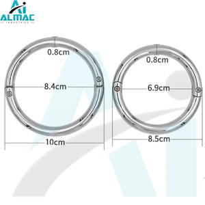 ALMAC Anneau nasal en acier inoxydable réutilisable Comfort Fit Instrument de taureau humain pour bovins Instruments vétérinaires sans stress - Product Image 4