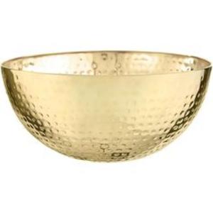 Elegante cuenco de servicio de latón adornado para crear lujosos arreglos de comedor y servir elementos esenciales con encanto clásico - Product Image 1