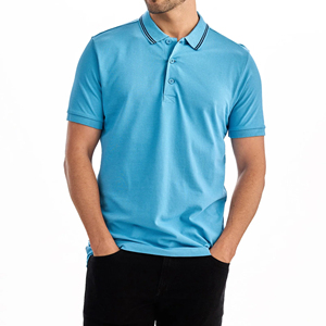 Camiseta Polo Personalizada con Logotipo Bordado, Camiseta Polo Lisa de Golf, Polo de Algodón en Blanco, Camisetas Polo de Manga Corta para Hombre - Product Image 3