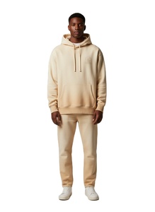 Custom Acid Wash Hoodie Men Wholesale Heavyweight 100% Cotton Oversized Vintage Distressed Blank Fleece Pullover Sweatshirt - Product Image 1